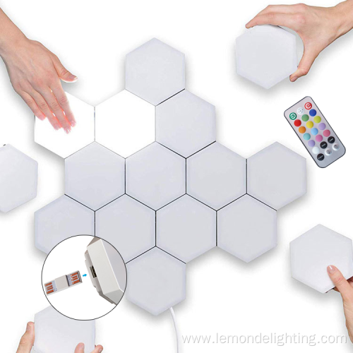 DIY Geometry Assembly Touch Sensitive Wall Lights